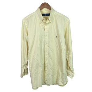 BF1215 Men’s Polo Ralph Lauren Designer Business Dress Shirt 16.5 32/33 L